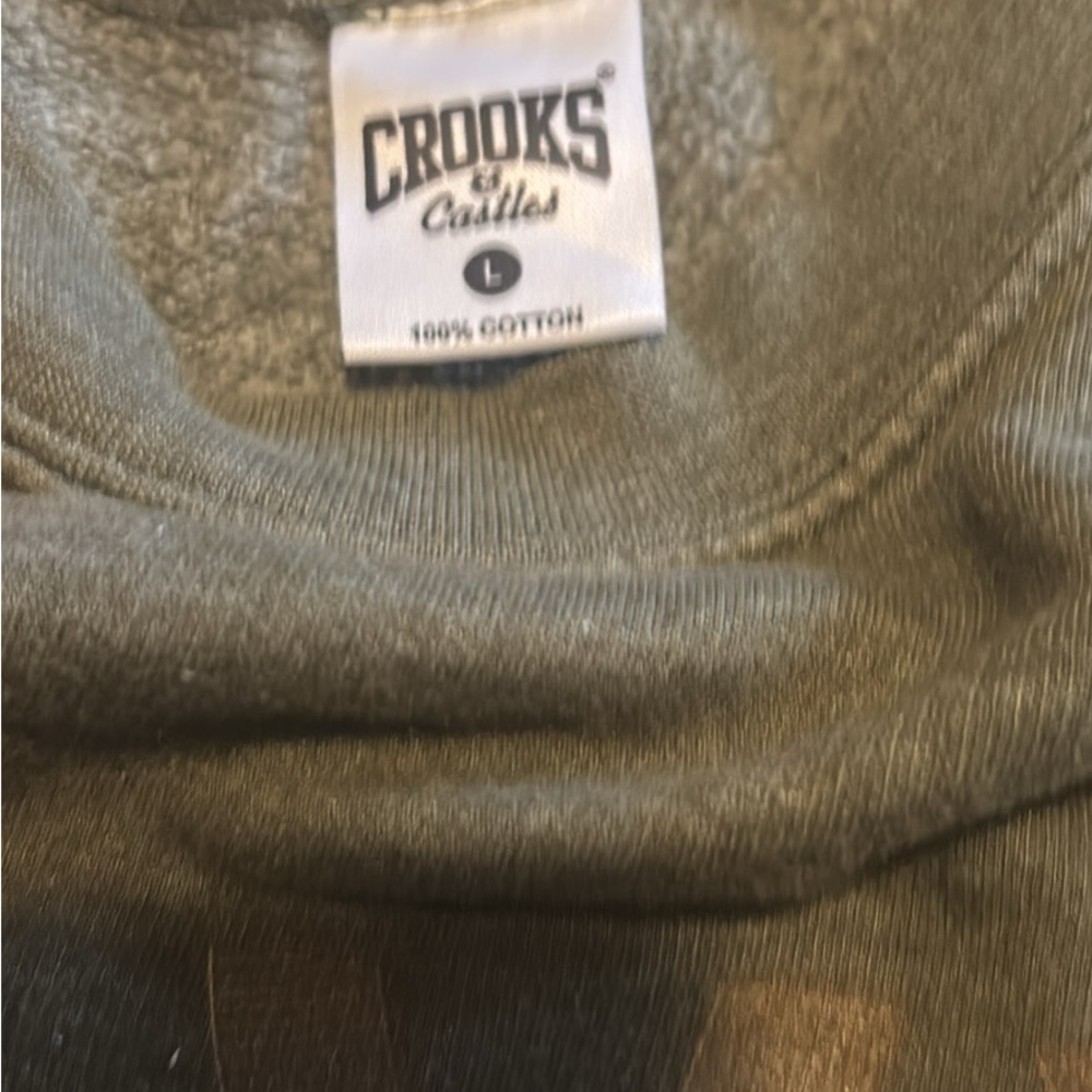 Crooks & Castles Green Crewneck Sweater